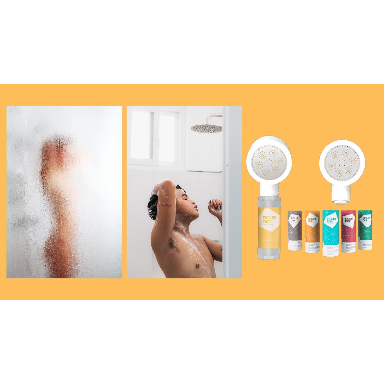 Pack Aromaterapia Coreana Cabezal ducha y cartucho Gardenia - Imagen 2