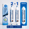 Pack 2 filtros nevera compatibles Samsung DA2910105J + 1 gratis