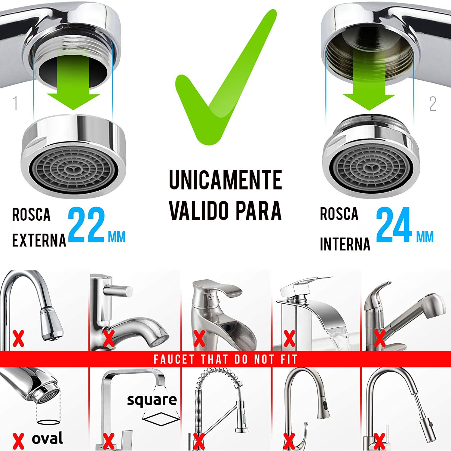 Filtro Grifo de cocina GEYSER EURO cartucho 3000 litros incluido - Imagen 6