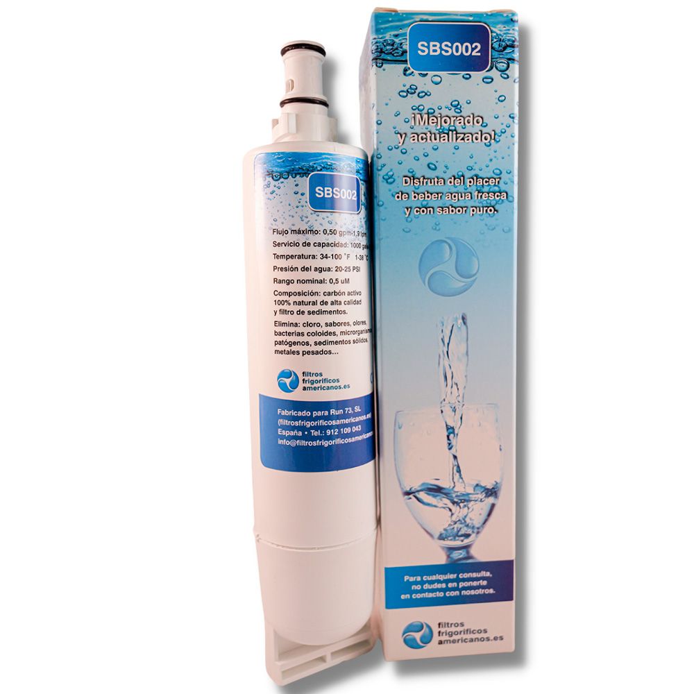 Filtro frigorífico económico compatible SBS002/05 Whirlpool/Aris - Imagen 3