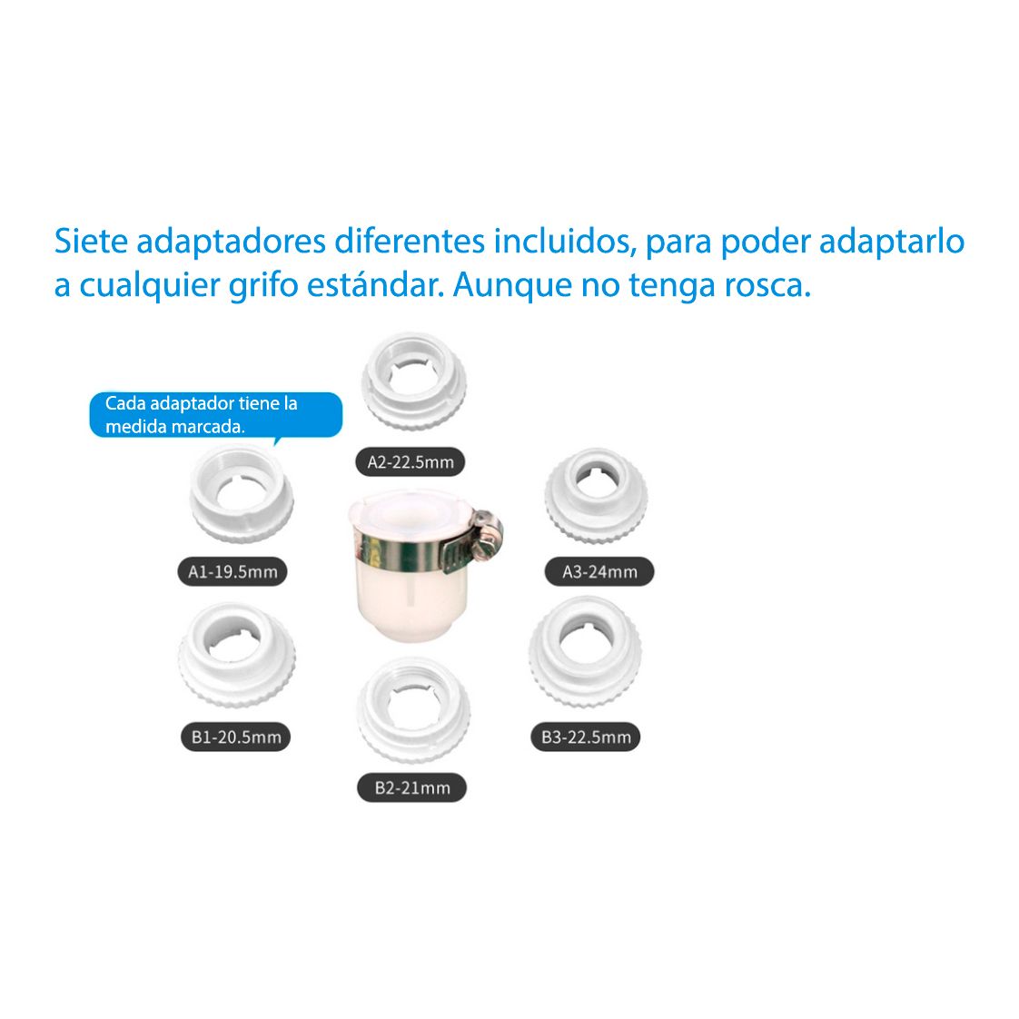 Pack agua hidrogenada. Filtro KDF para grifo + Botella Kor Plus - Imagen 5