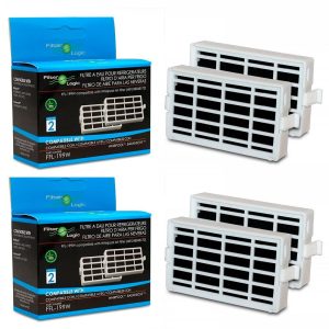 Pack 4 filtros antibacterianos compatibles Whirlpool Microban