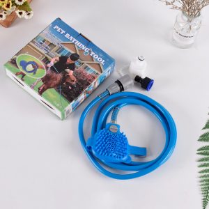 Kit guante ducha mascotas con toalla y alfombra de regalo