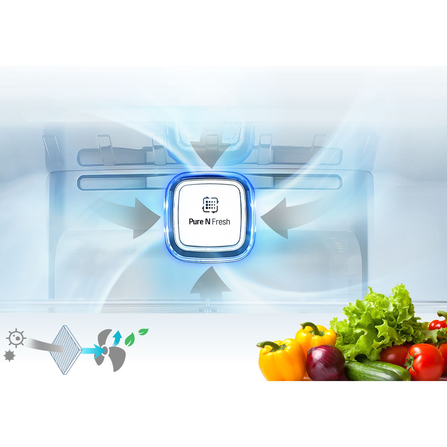 Pack 3 filtros compatibles LG LT120F Antibacterianos - Imagen 2