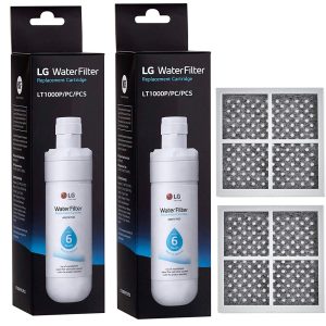 Pack 2 Filtro nevera LG original ADQ747935 LT1000P+2 antibacteria