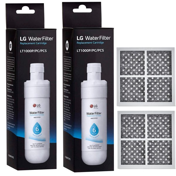 Pack 2 Filtro nevera LG original ADQ747935 LT1000P+2 antibacteria