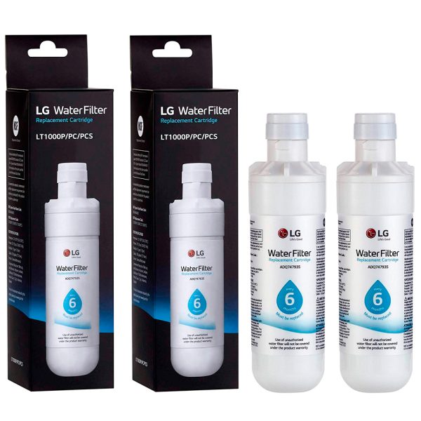 Pack 2 Filtros frigoríficos LG original ADQ747935 (LT1000P)