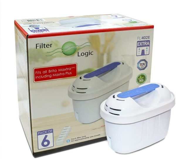 Pack 6 filtros para Jarra Brita tipo Maxtra PLUS