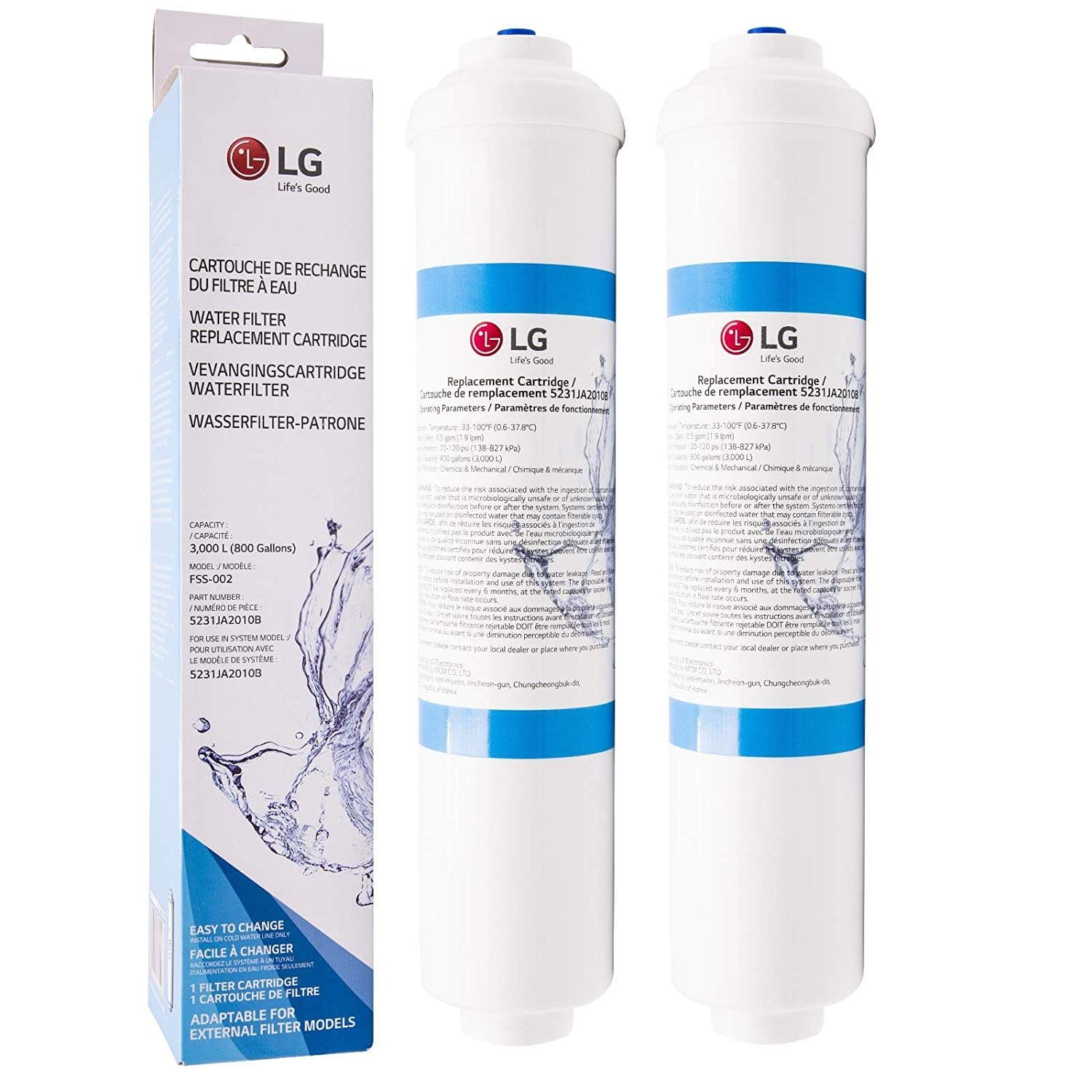 Pack dos Filtros originales externos LG 5231JA2010 - Imagen 3