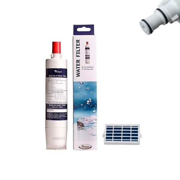 Pack Filtro original SBS002/05 Whirlpool y Filtro Antibacterias