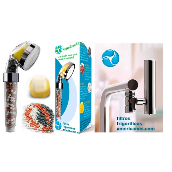Pack Filtro universal ducha + filtro universal grifo
