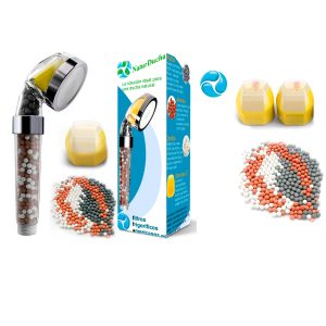 Pack Naturducha: Filtro universal iónico de ducha y recambios