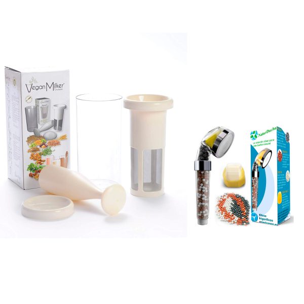 Pack Vegan Milker By Chufamix y filtro de ducha universal