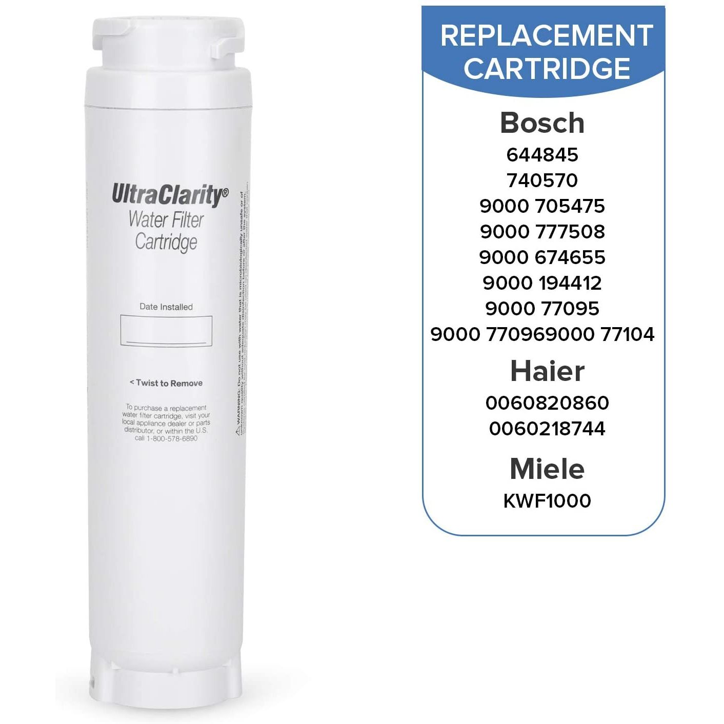 Filtro frigorífico interno Cuno 3M Balay, Bosch, Neff 644845 - Imagen 5