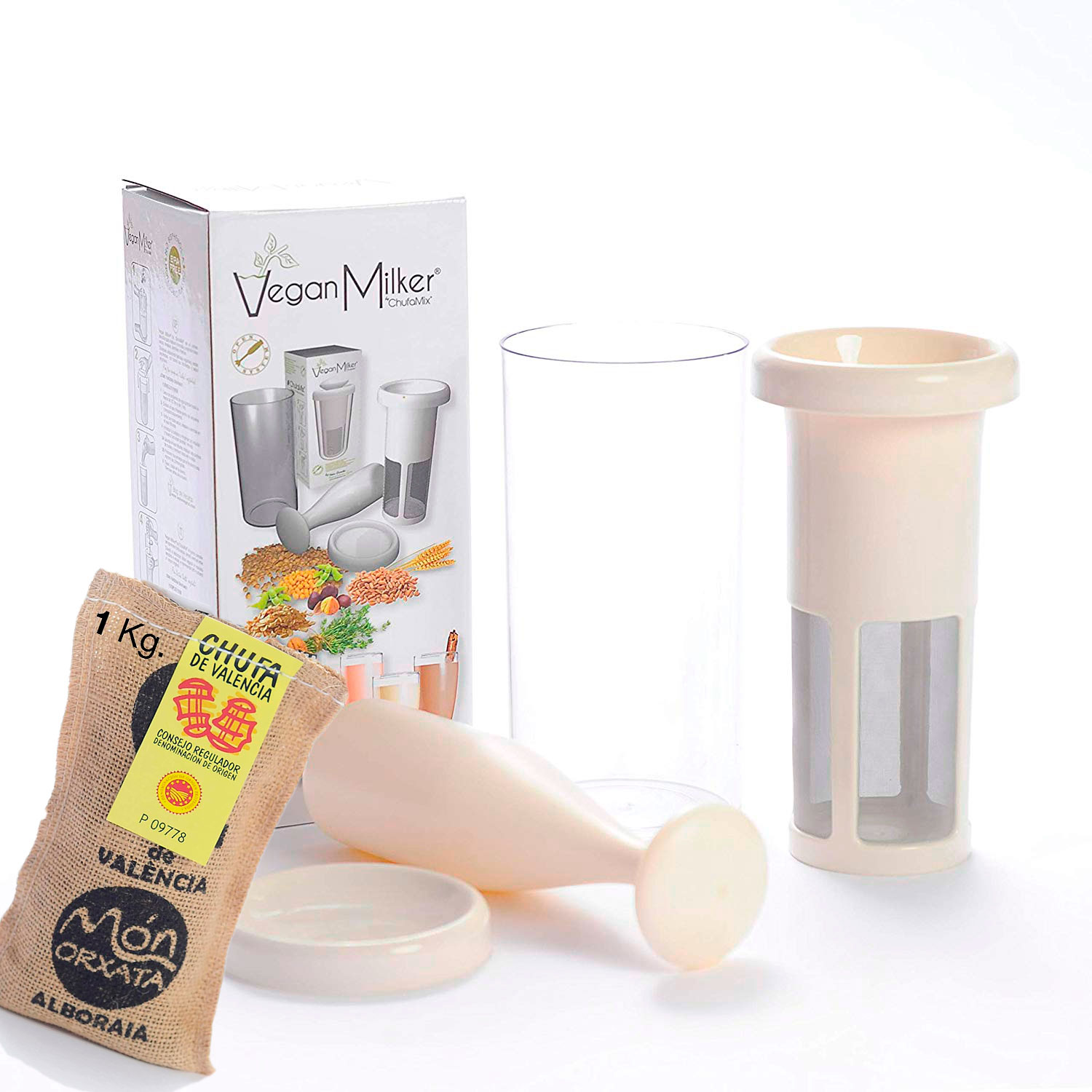 Pack Vegan Milker By Chufamix + saco 1 kilo de Chufas